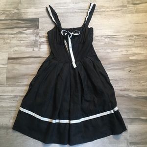 Robert Rodriguez linen dress with bow sz 0